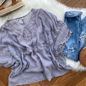 Boho & Lacey Flowy Top